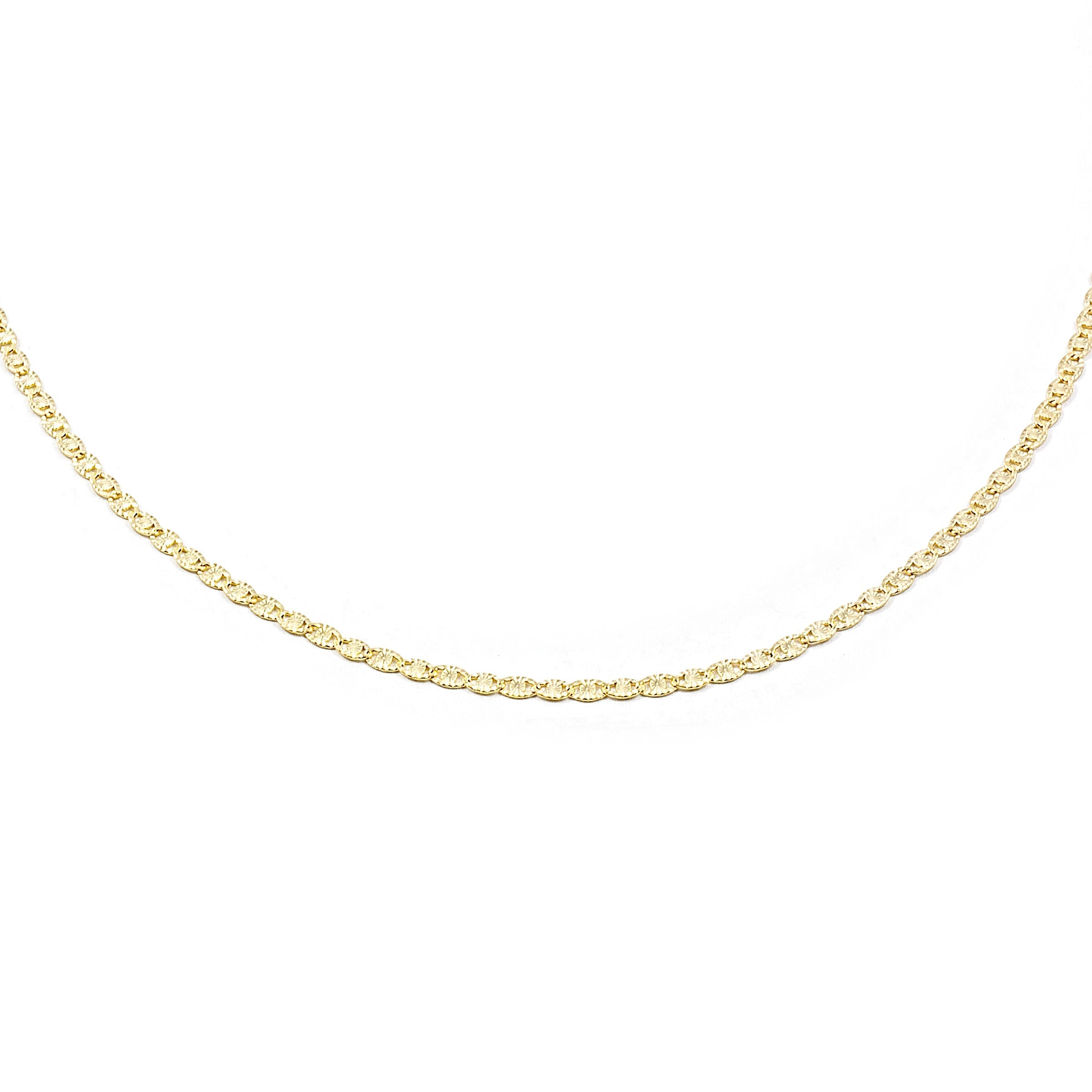 Cadena Oro Amarillo Diamantada