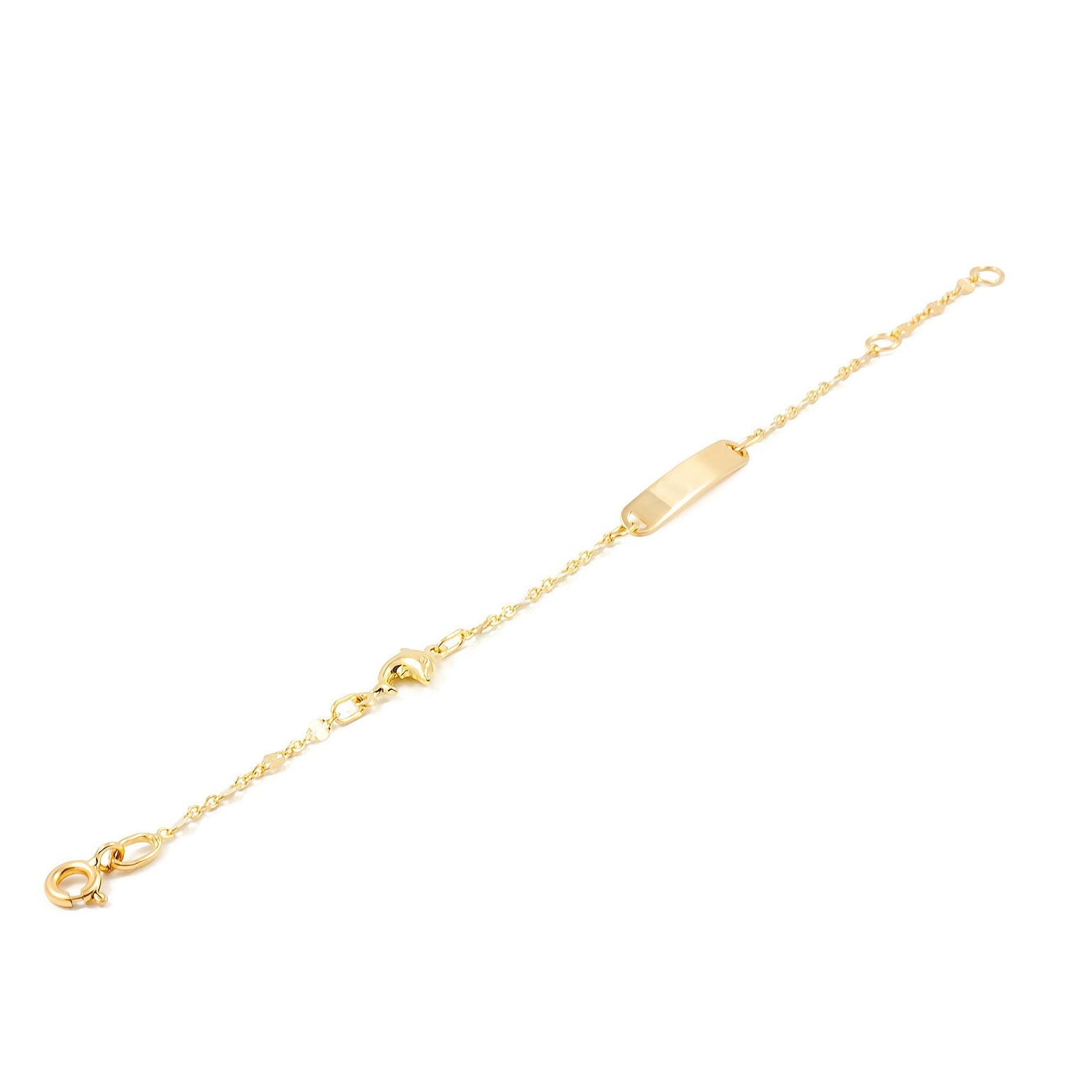 Esclava Bebe o niña Oro Amarillo delfín