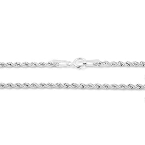 Cadena Oro blanco Cordón salomonico