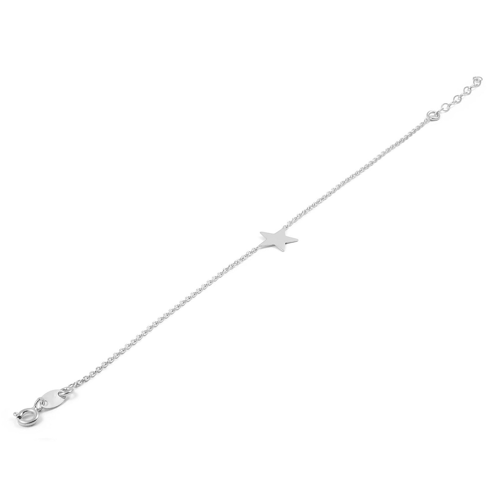 Pulsera Plata con Estrella