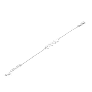 Pulsera Plata Mama con corazon