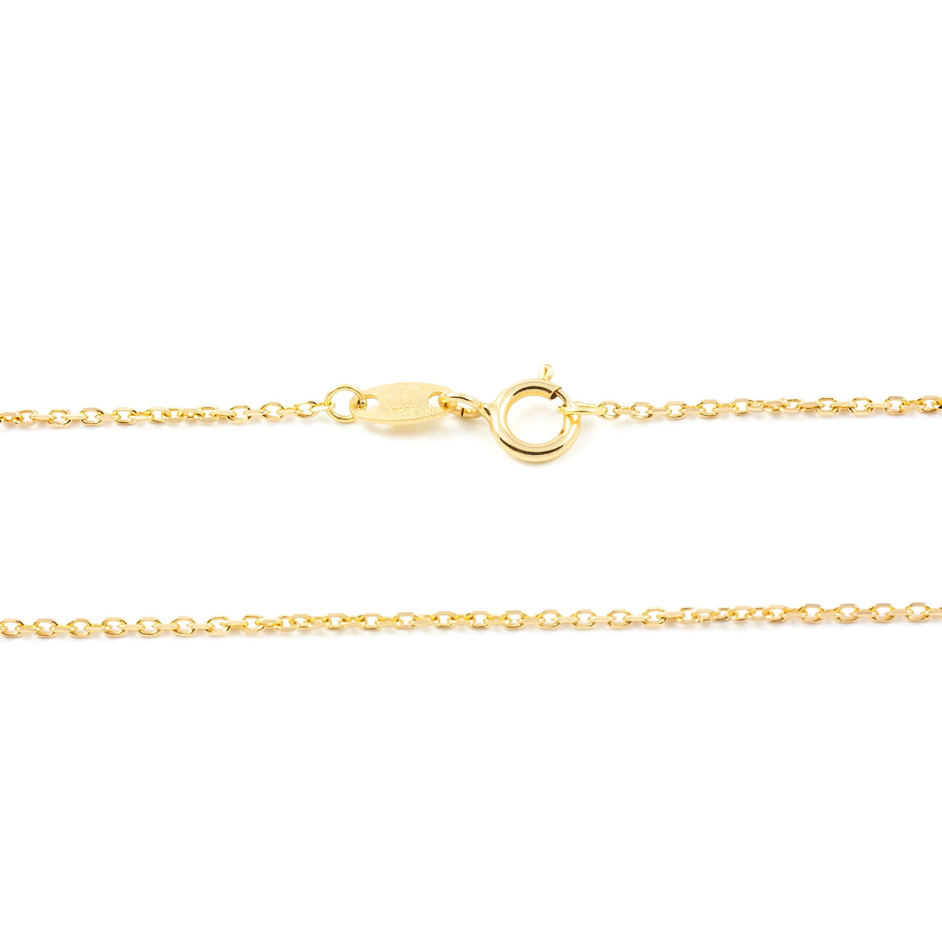 Cadena Oro Amarillo 18K Forzada 3º