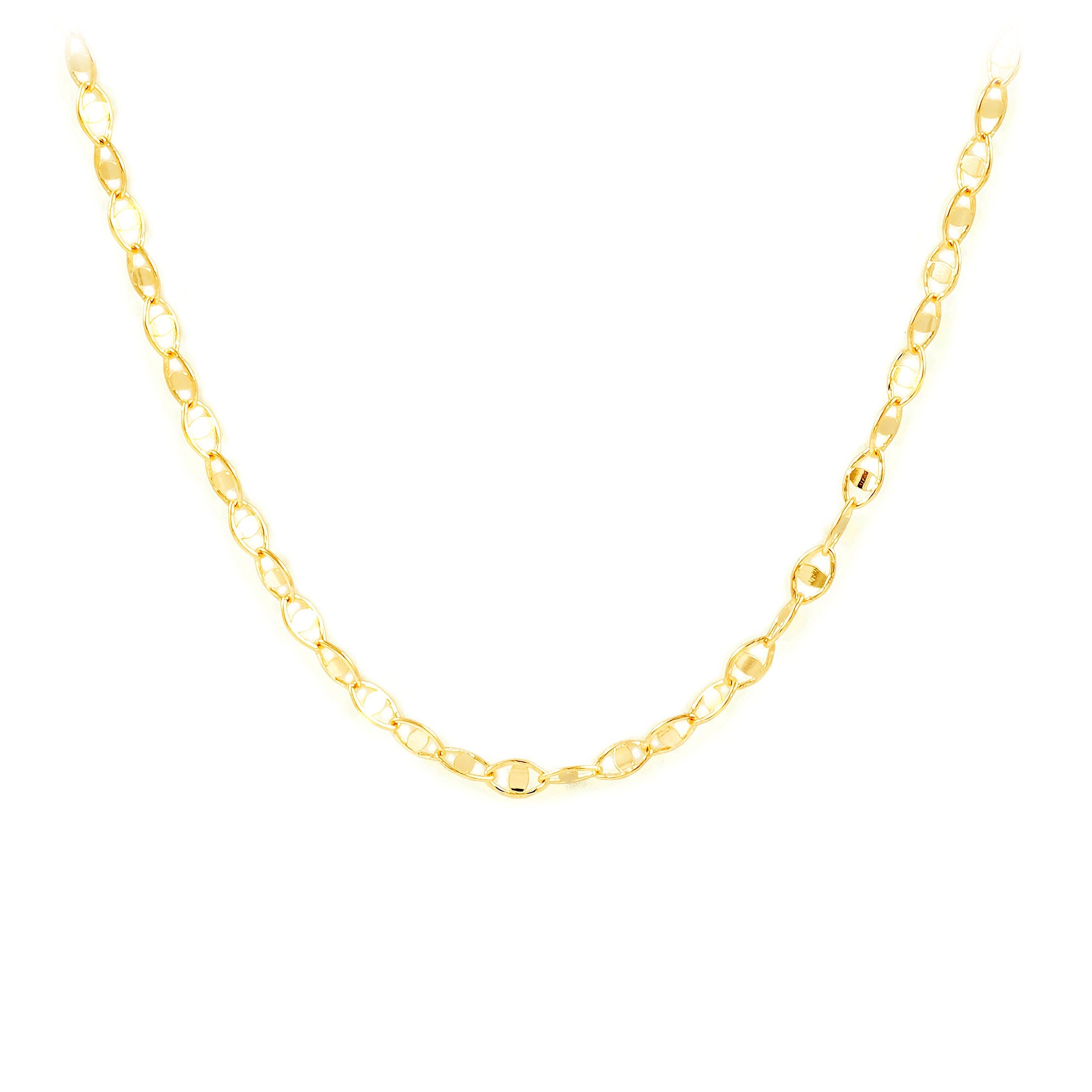 Cadena Oro Amarillo 18K Forzada con bola 1º