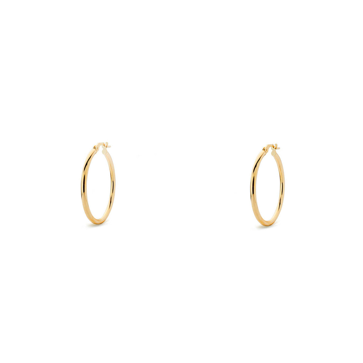 Pendientes Mujer Oro 18k Aros 33x2 mm