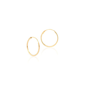 Pendientes Aro Liso 10x0.80 mm