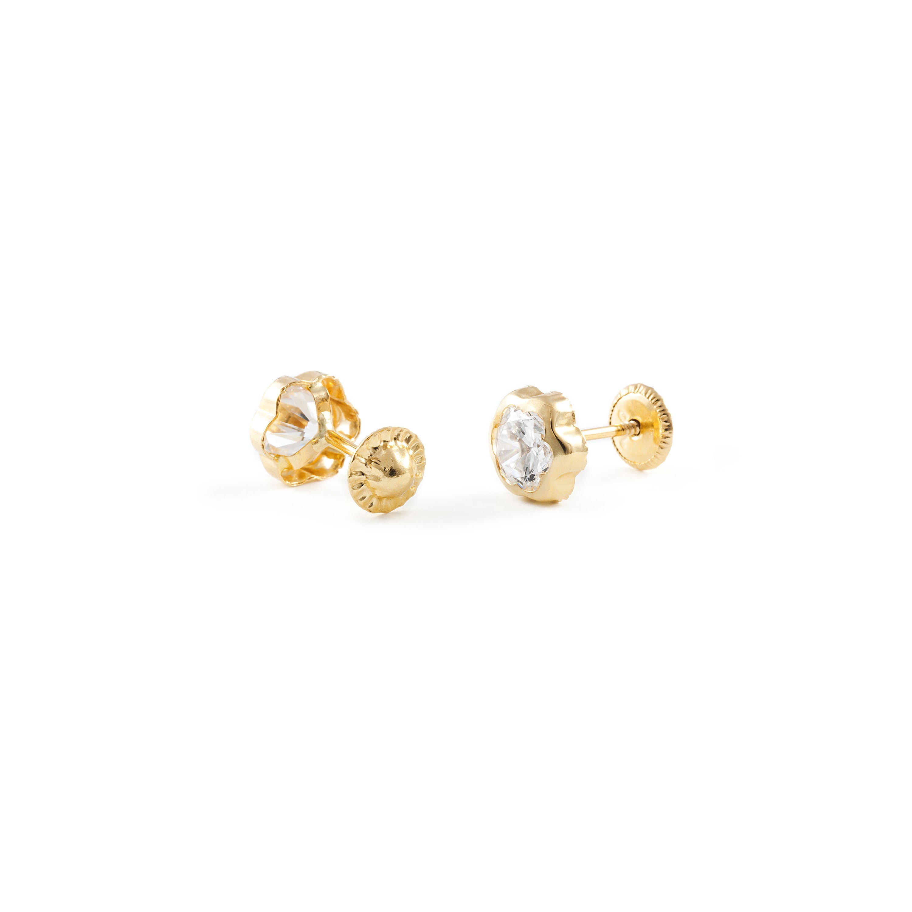 Pendientes Bebe o niña de Chaton Margarita 6 mm.