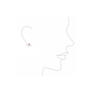 Pendientes Niña Margarita en Amatista