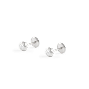 Pendientes Plata Bebe o niña Margarita 3 mm