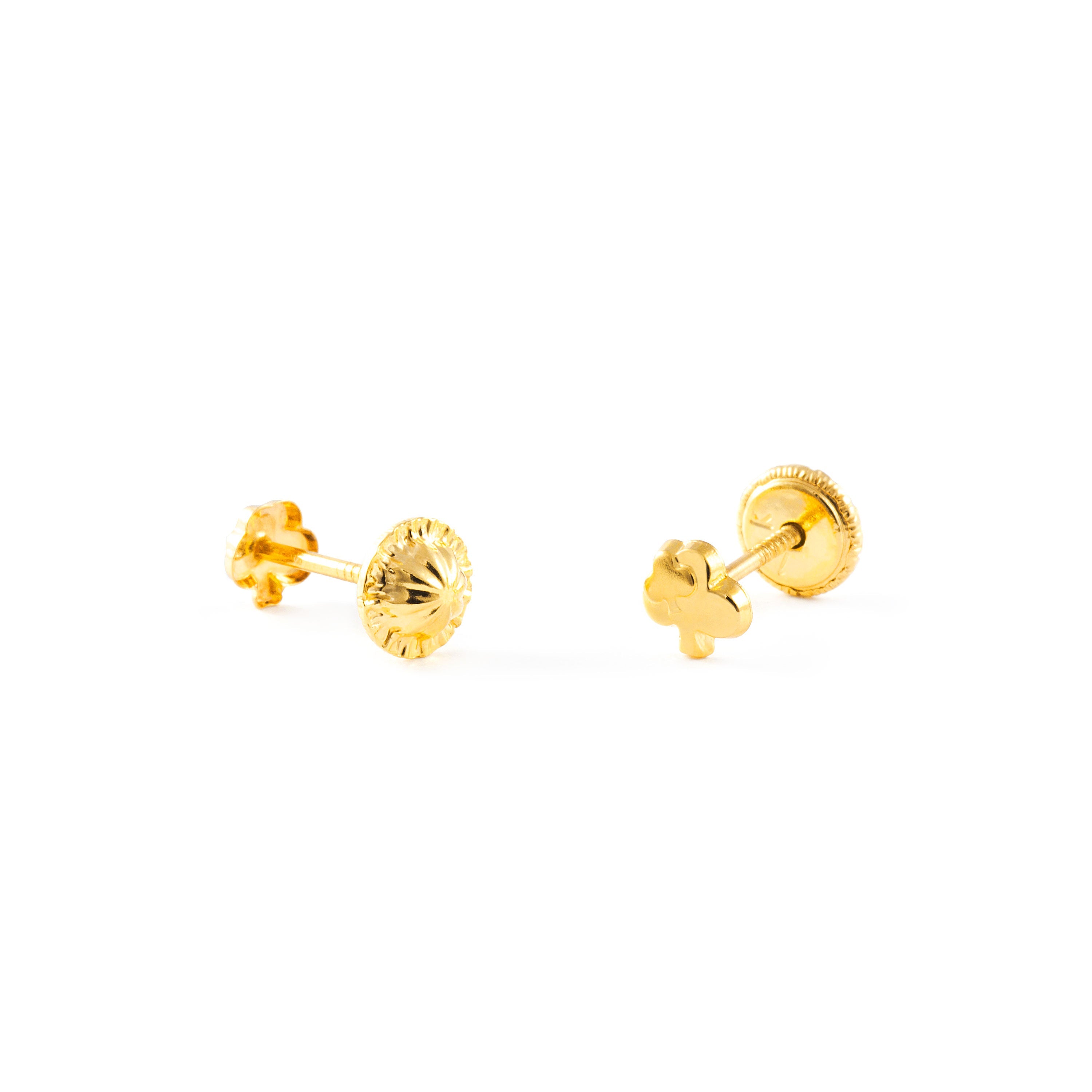 Pendientes Bebe doble trebol