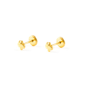 Pendientes Bebe doble trebol