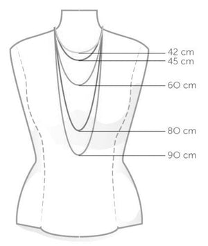 Cadena Plata Lisa Bolita (45 cm)