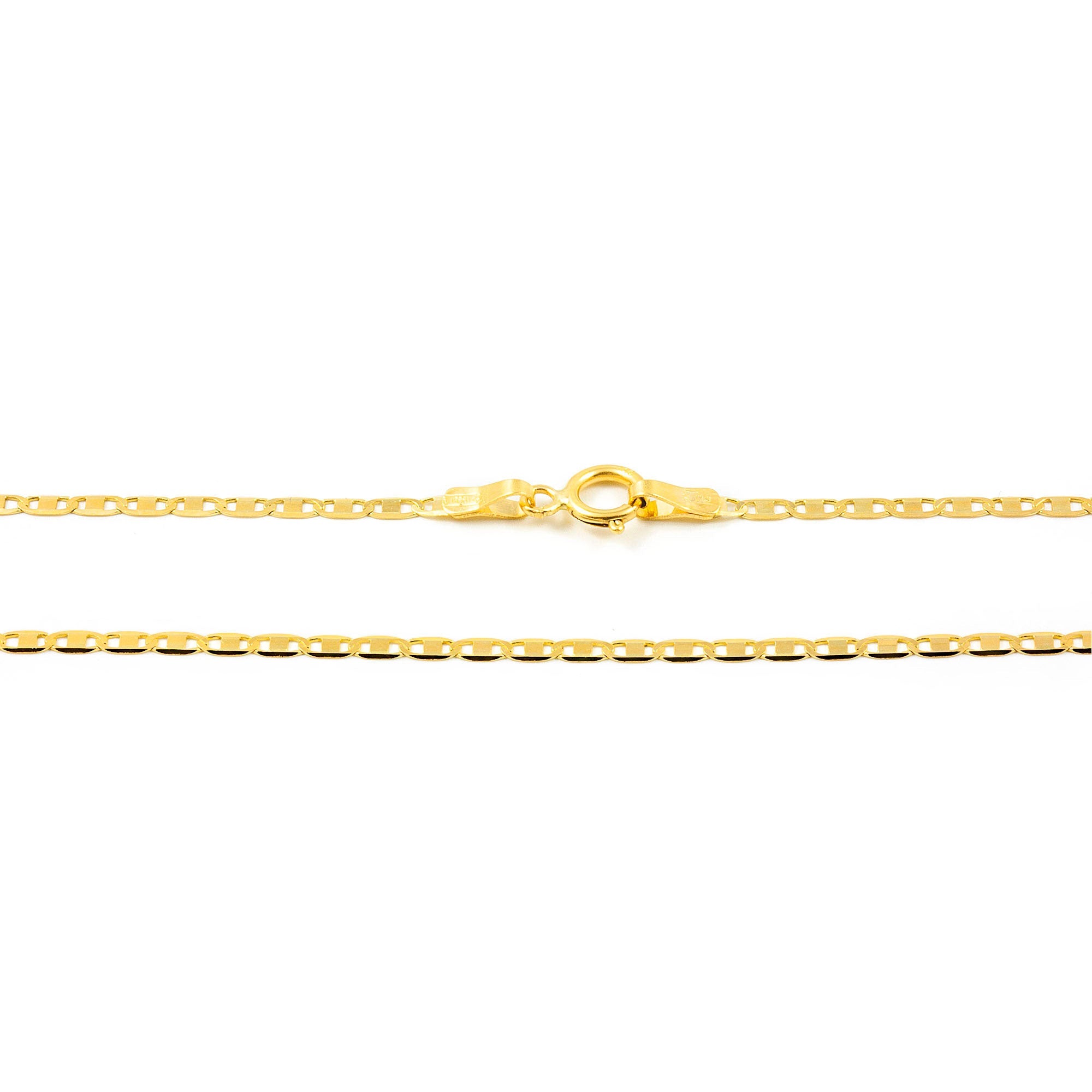 Cadena Oro Amarillo 18K Marina Martillada