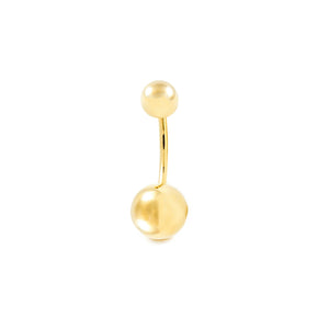 Piercing Oro Ombligo bola 8 mm (9kts)