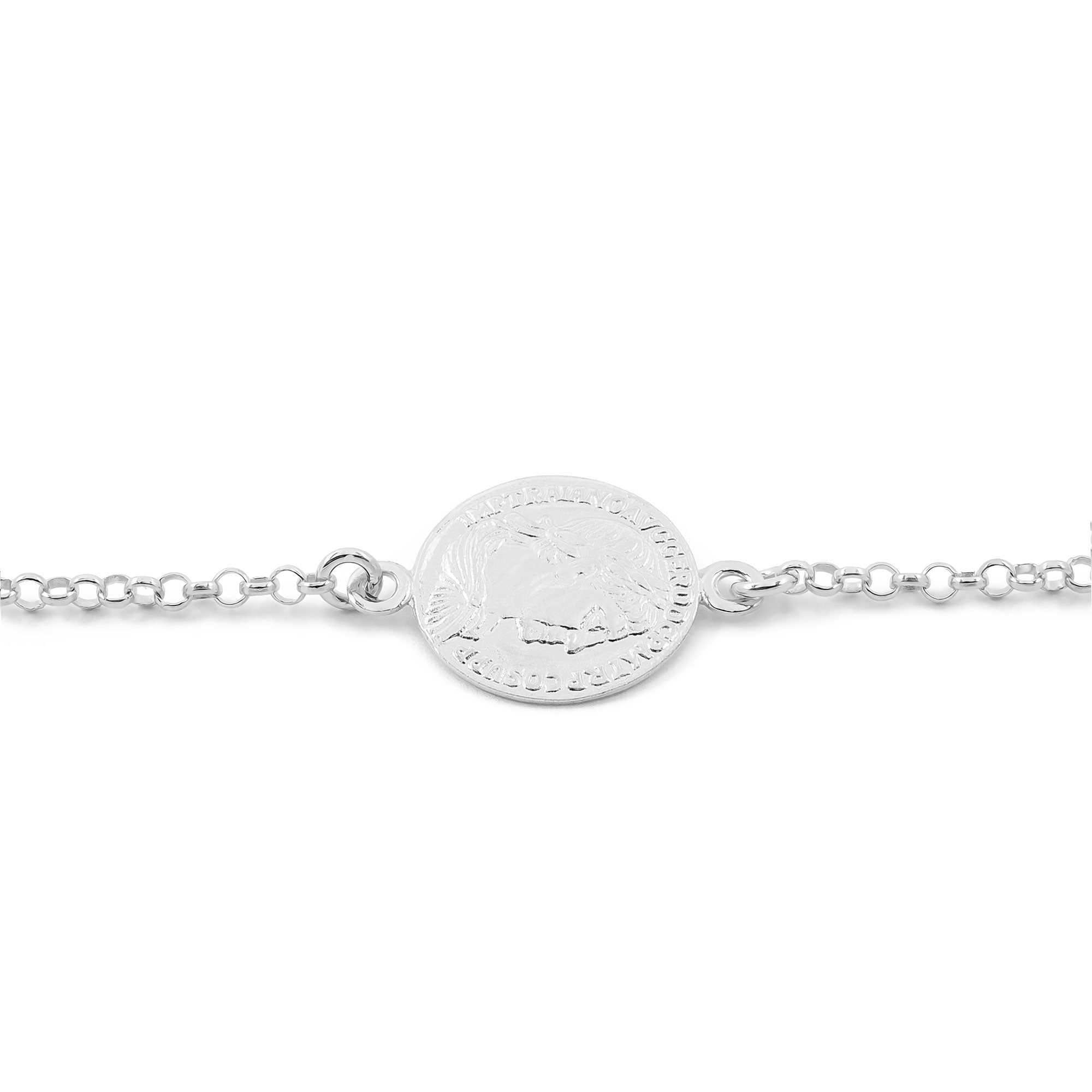 Pulsera Plata moneda romana