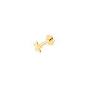 Piercing Oro cartilago estrella 4 mm (9kts)