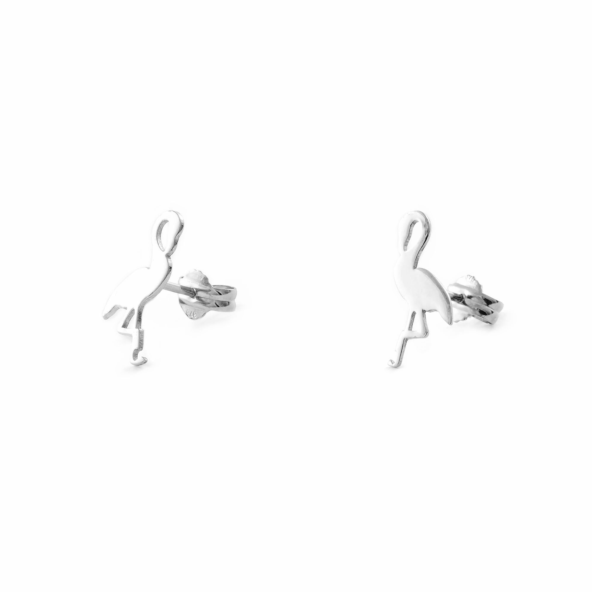 Pendientes plata flamenco