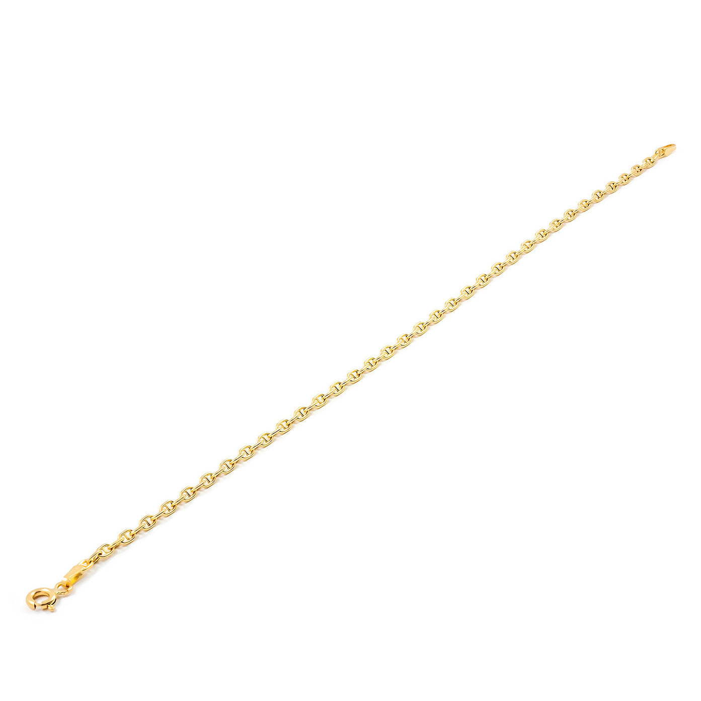 Pulsera Oro amarillo forzada ancla