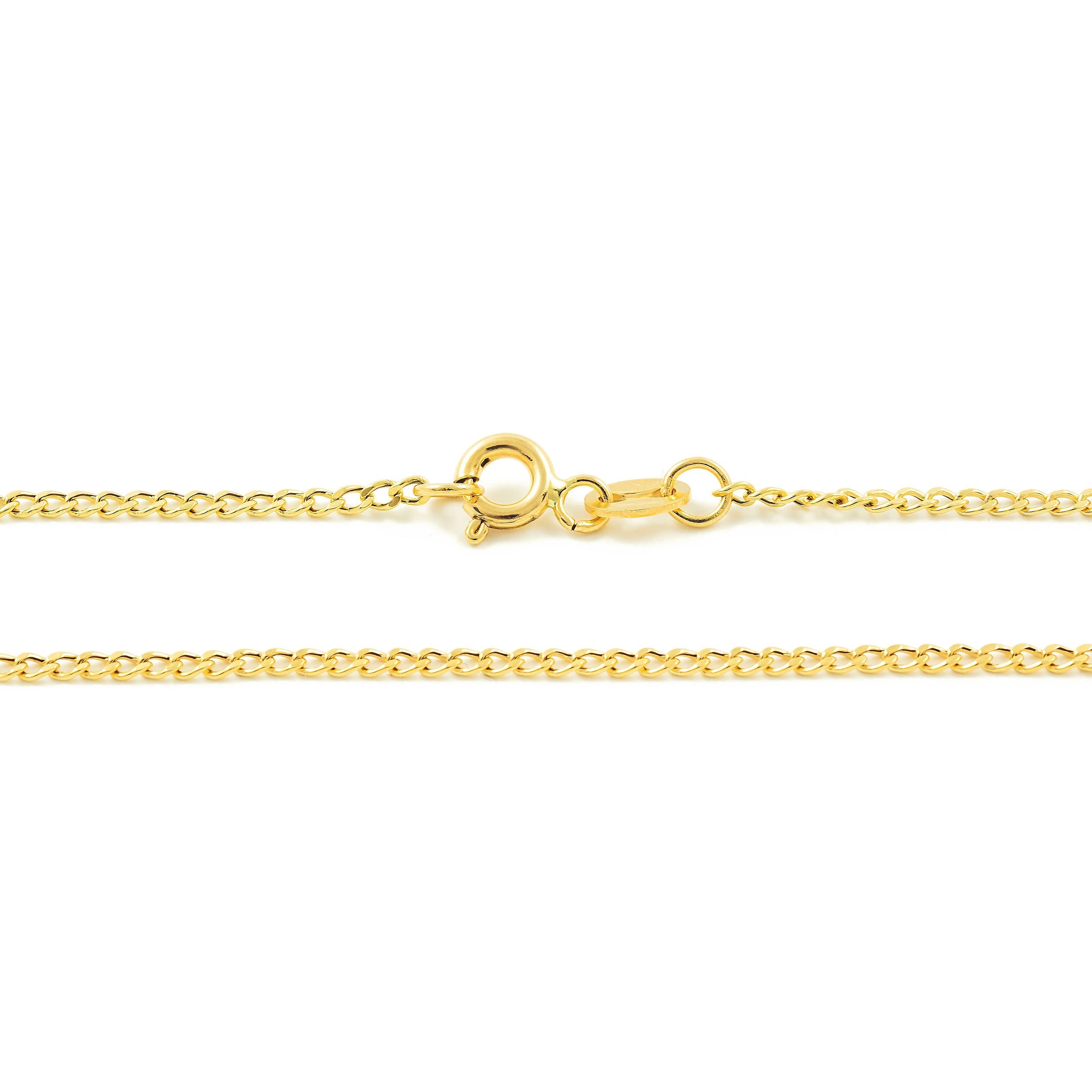 18K Yellow Gold Chain Curved Round Thread 2nd