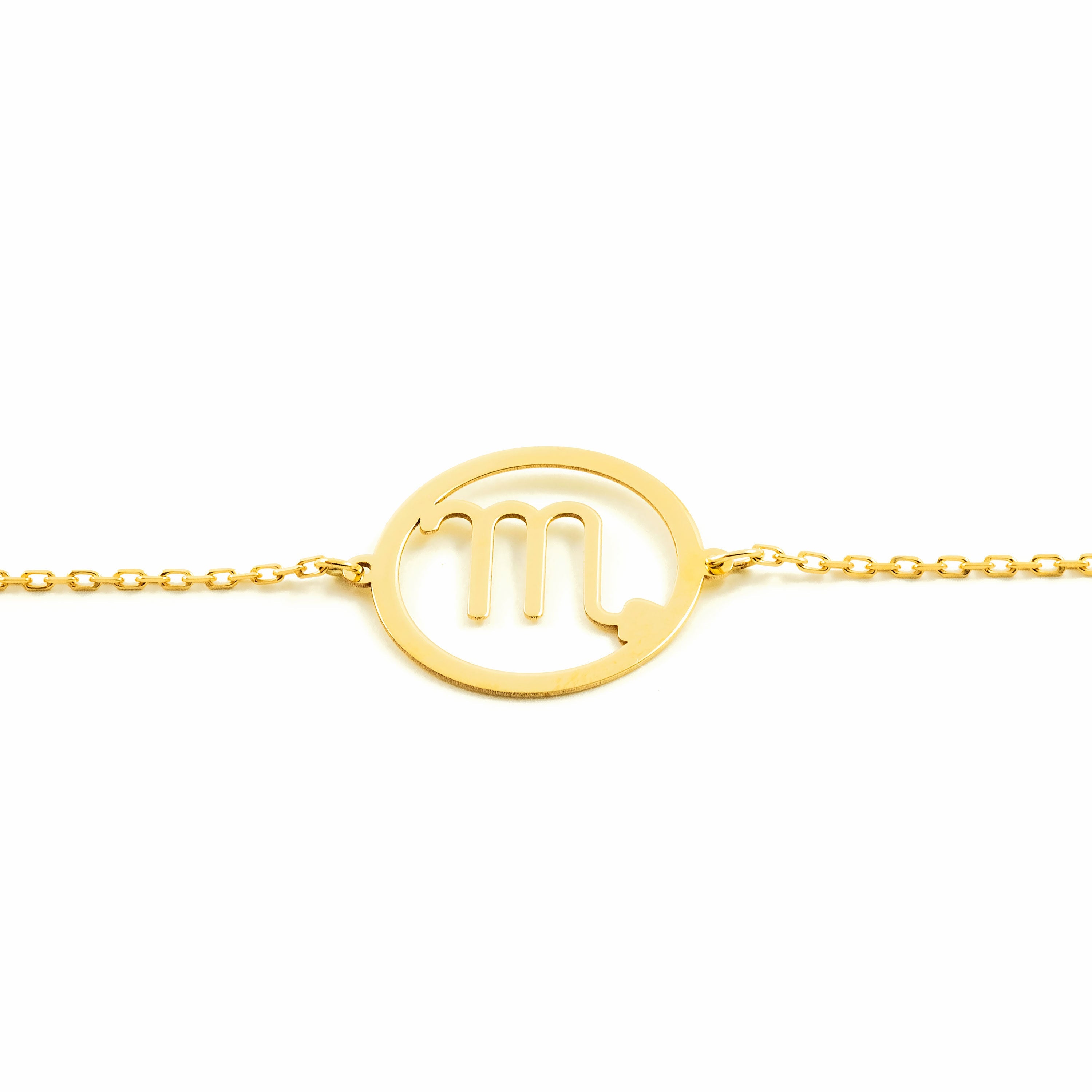 Pulsera oro horóscopo Escorpio