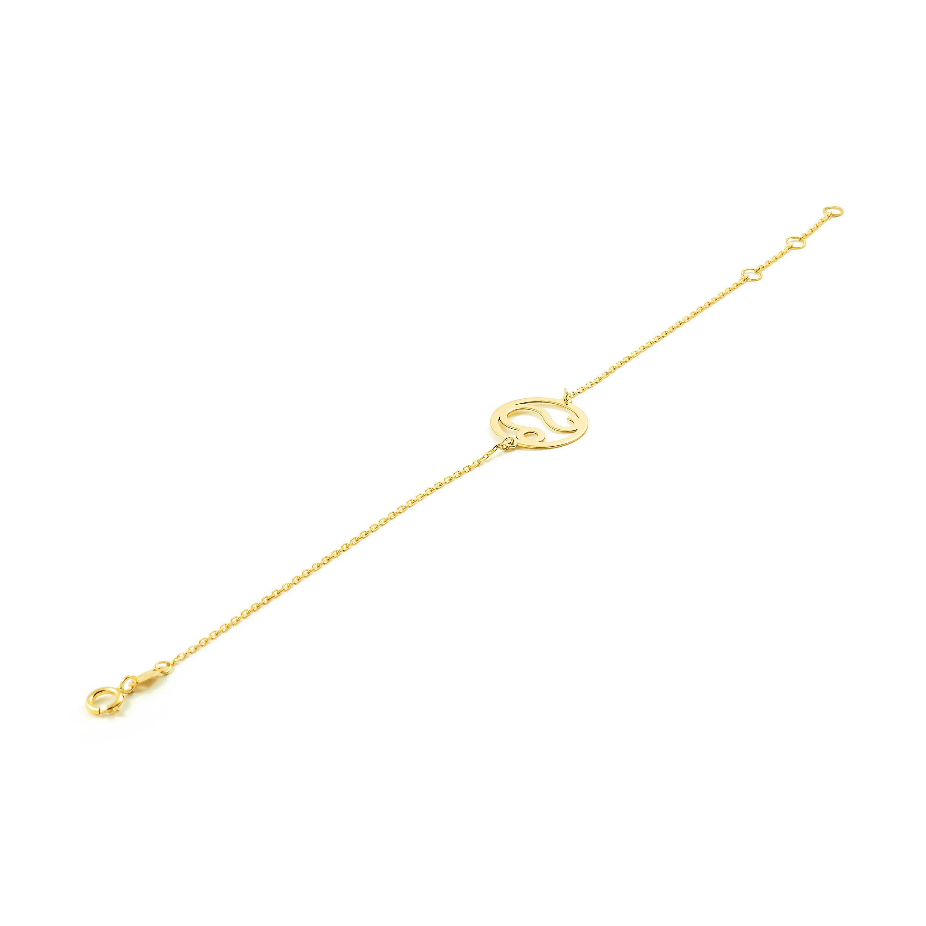 Pulsera oro horóscopo Leo