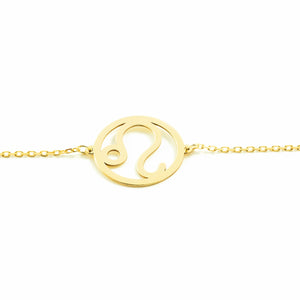 Pulsera oro horóscopo Leo