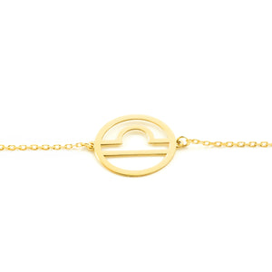 Pulsera oro horóscopo Libra