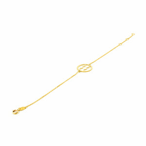 Pulsera oro horóscopo Acuario