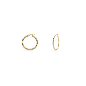 Pendientes Oro Aros redondo 27 (24)x1,5 mm