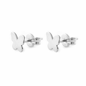 Pendientes Plata Mariposa lisa