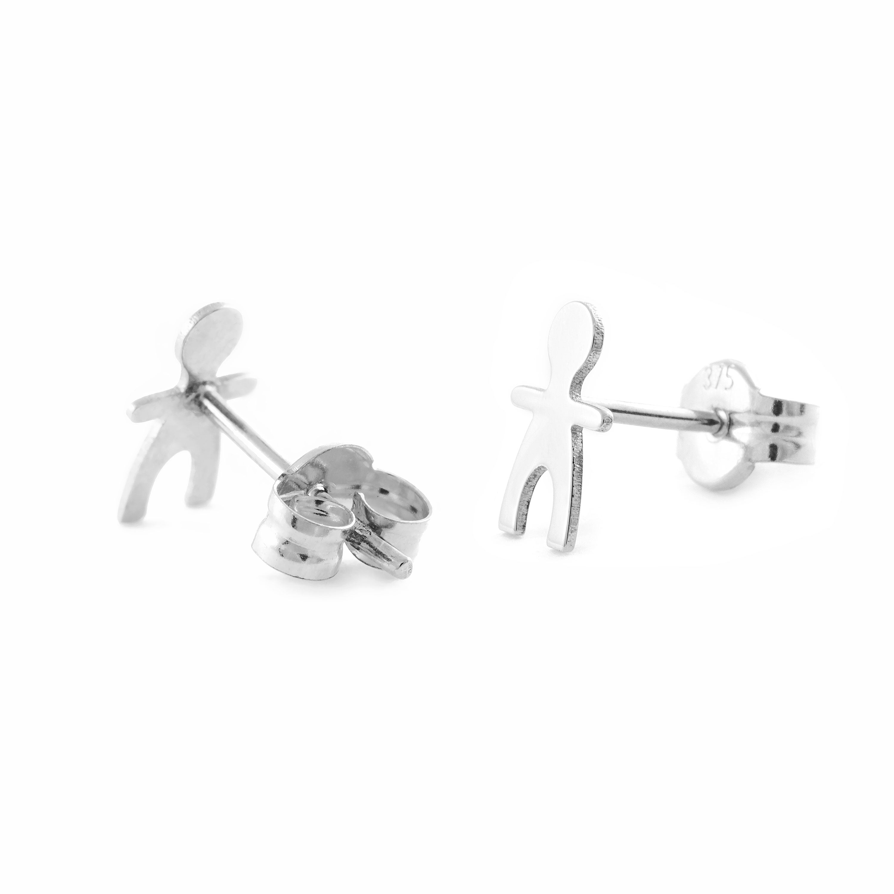 Pendientes de Plata niño lisa