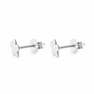 Pendientes Plata Flor lisa