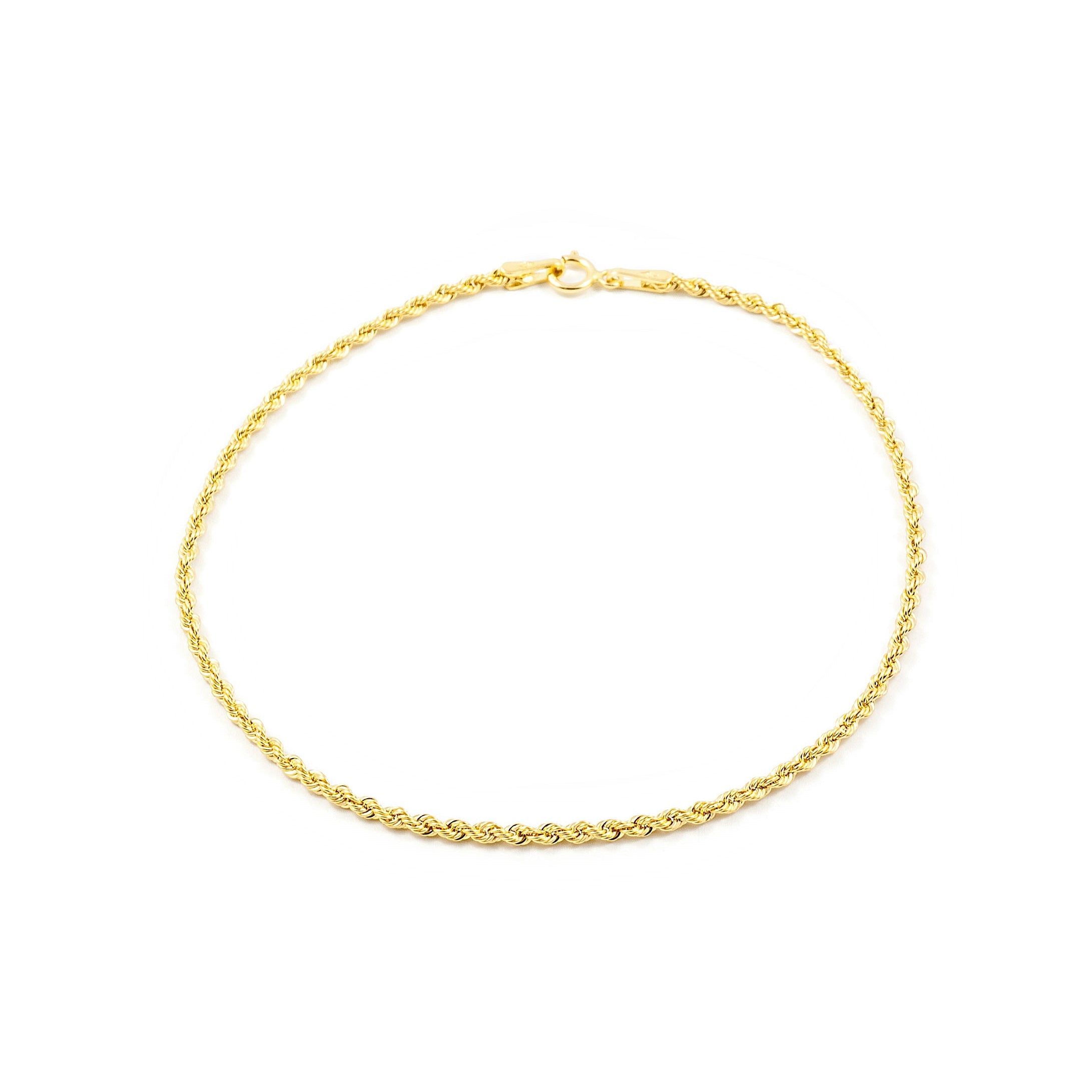 Salomonico 18K Yellow Gold Hollow Women's Bracelet 19 cm