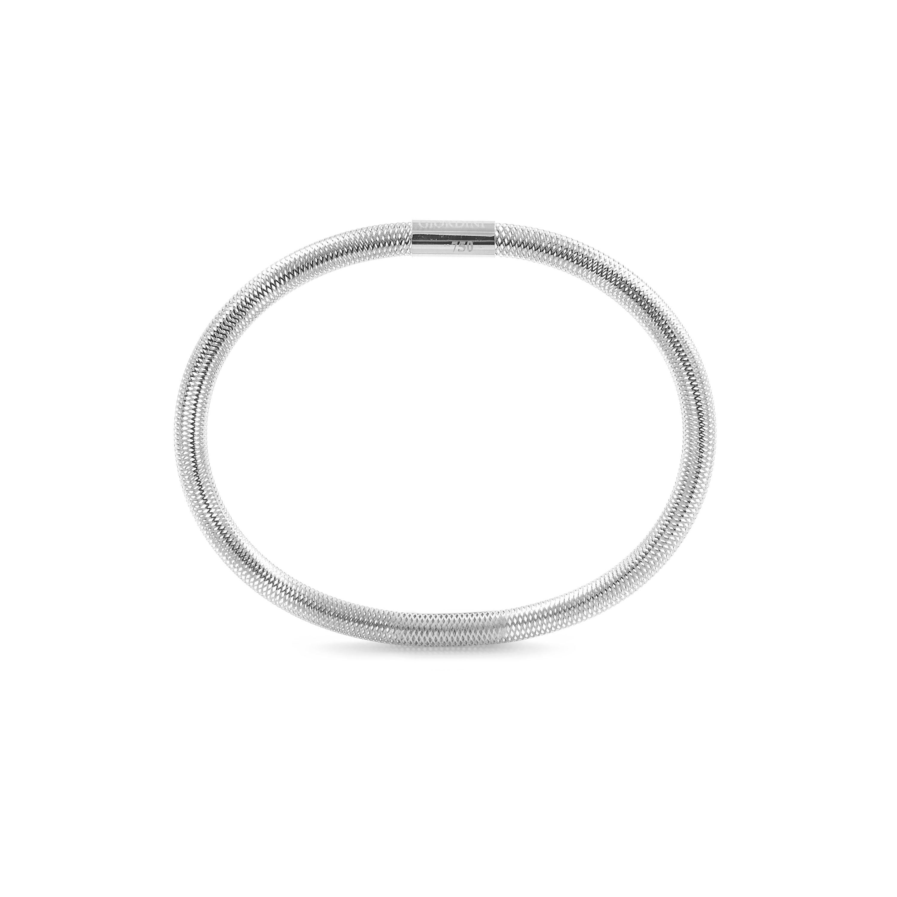 Pulsera Oro Blanco 18k Flexible 2º