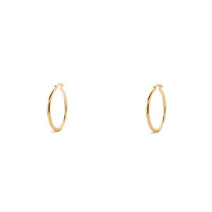 Pendientes Mujer Oro 18k Aros 33x2 mm