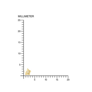 Pendientes Bebe Oro Estrella circon 5 puntas