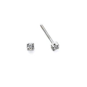 Pendientes Bebe Garra Cuadrados 3 mm