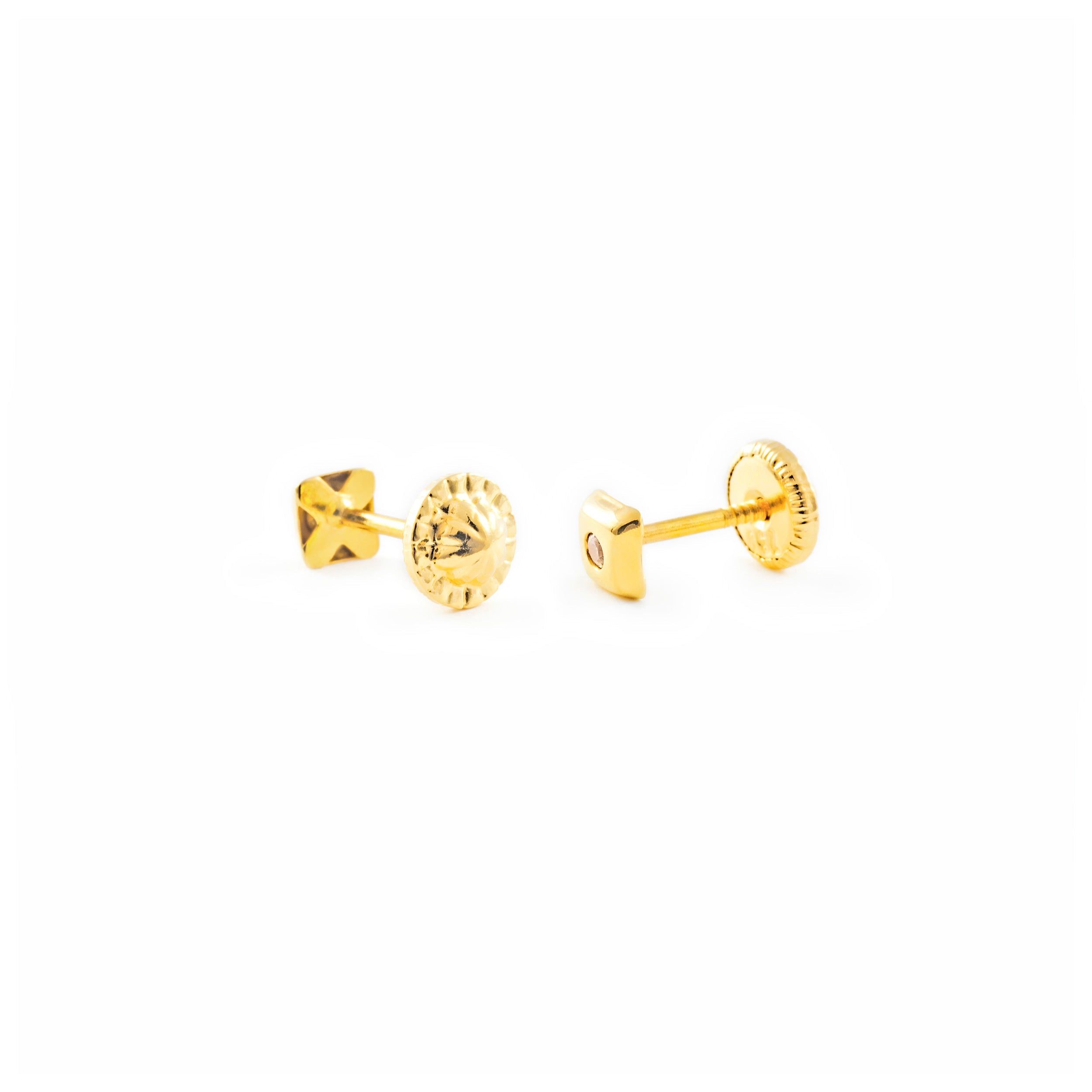 Pendientes Bebe chaton cuadrado