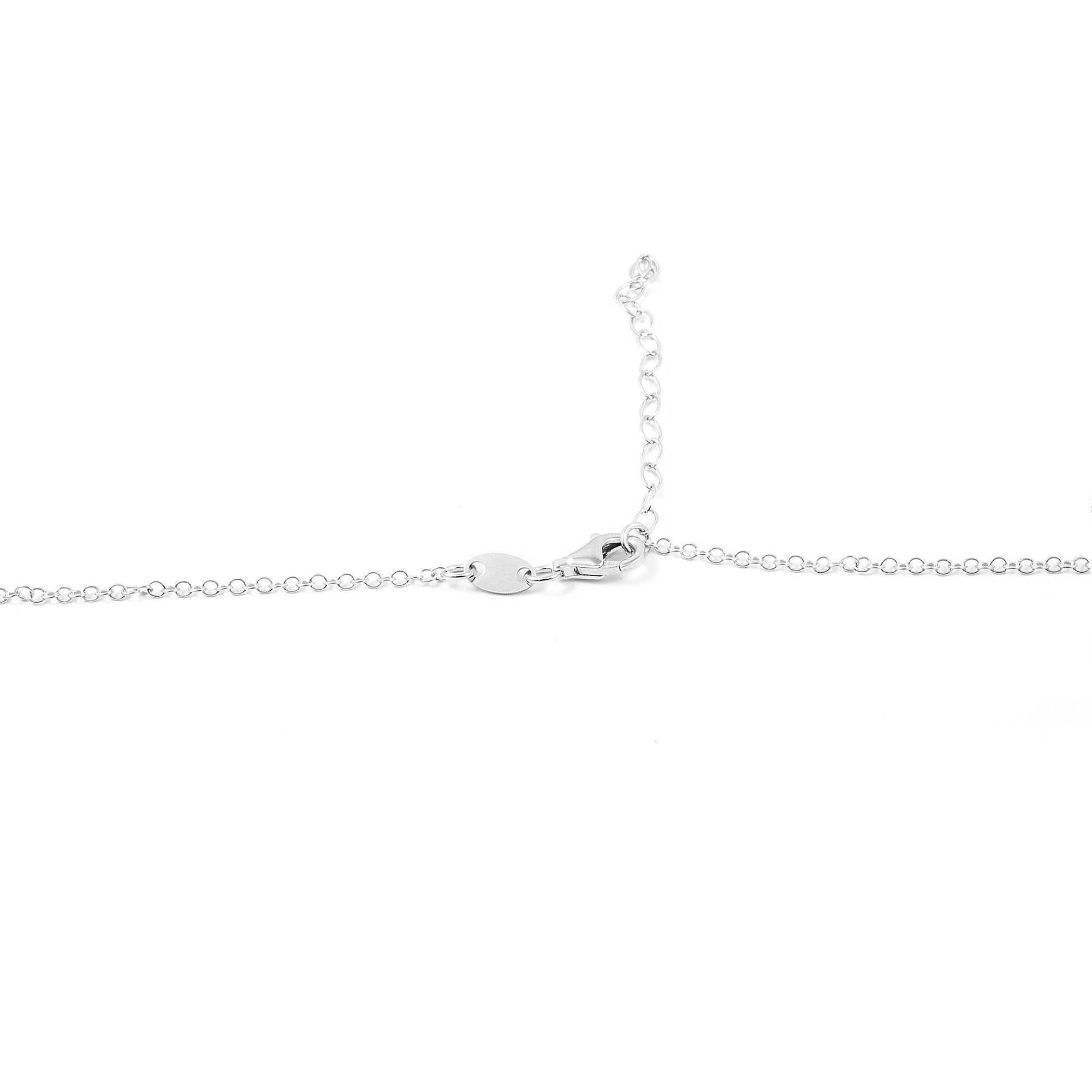 Collar Plata redondo con "Love"