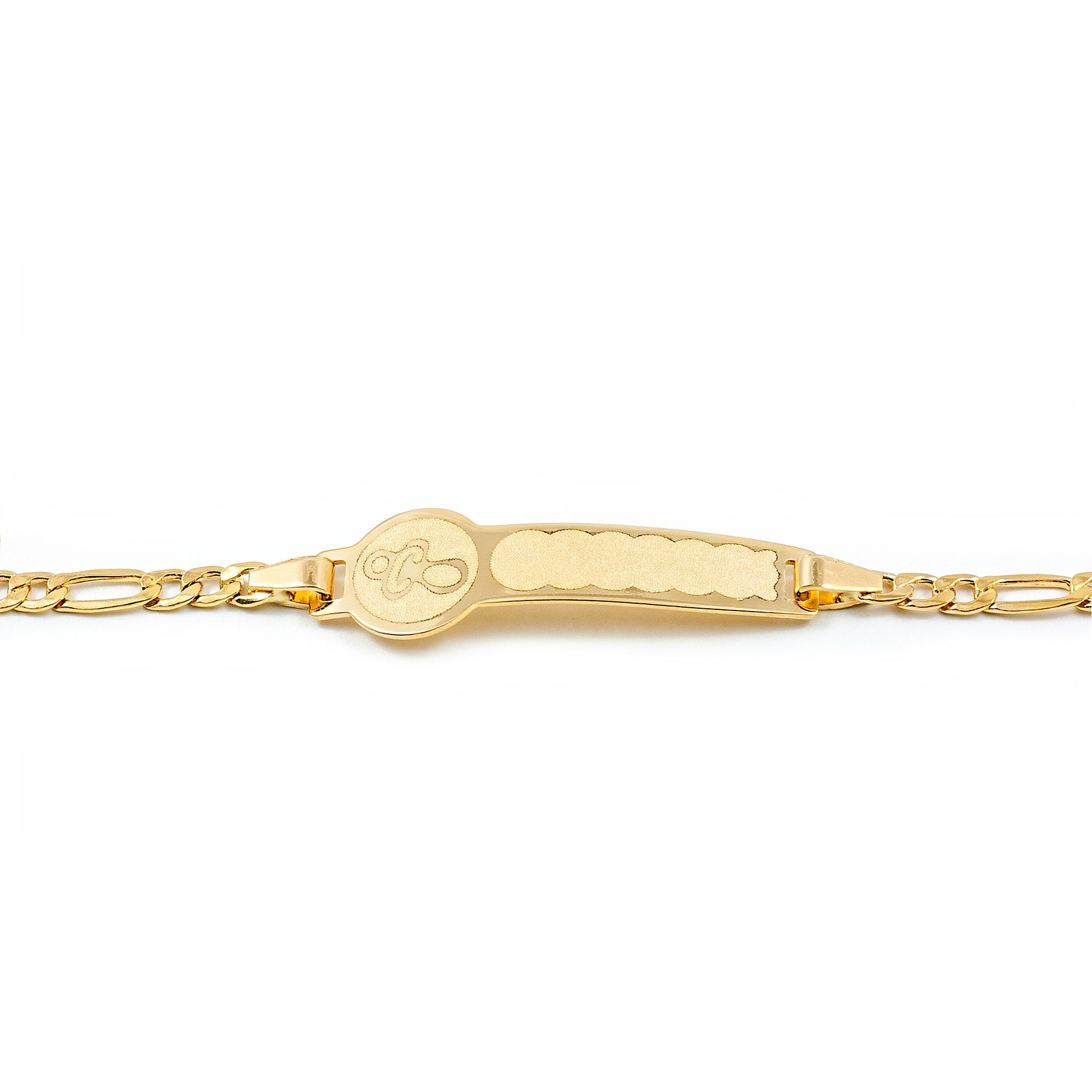 Pulsera Bebe oro Amarillo chapa chupe